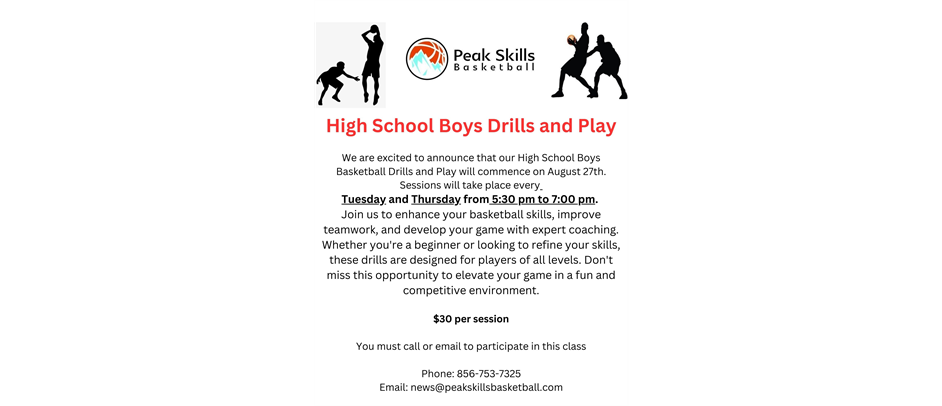 High School Boys Drills and Play