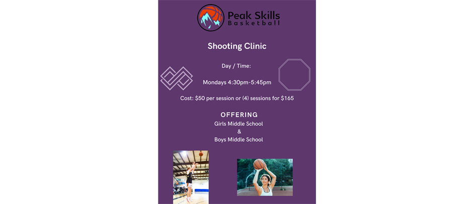 Middle School and High School Shooting Clinic