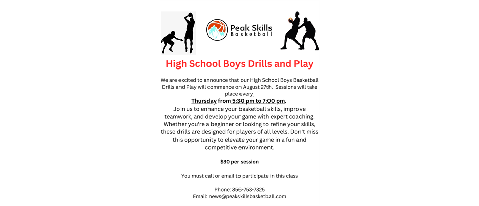 High School Boys Drills and Play